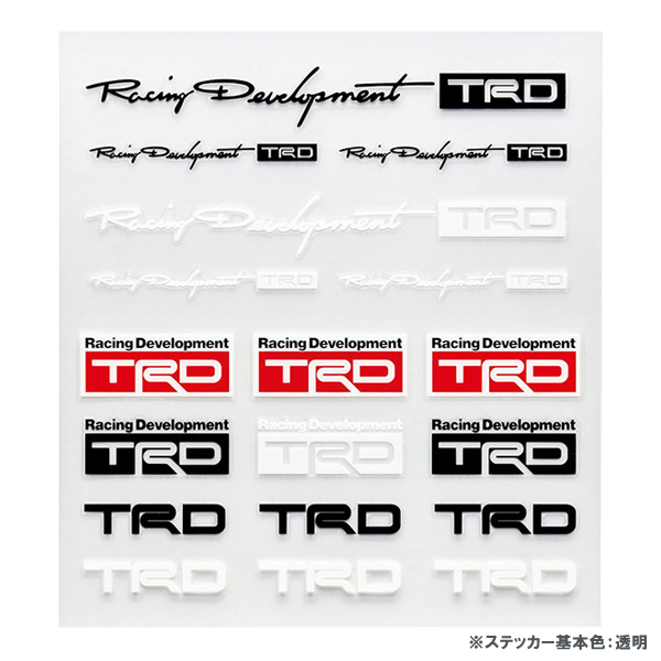 TRD Mini Sticker Set B