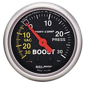 Sport-Comp mechanical boost/vac gauge 30psi