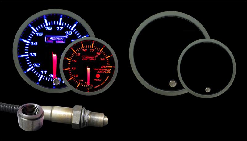 52mm Wideband Air-Fuel Gauge with Warning and Peak